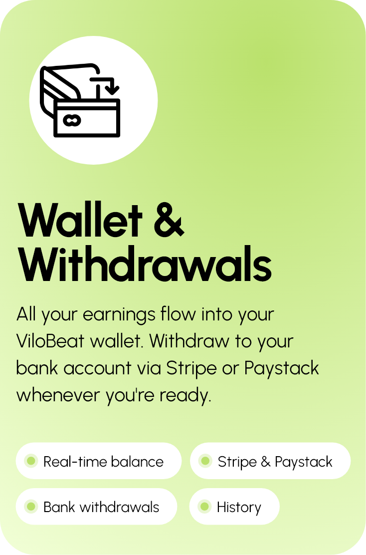Wallet & Withdrawals